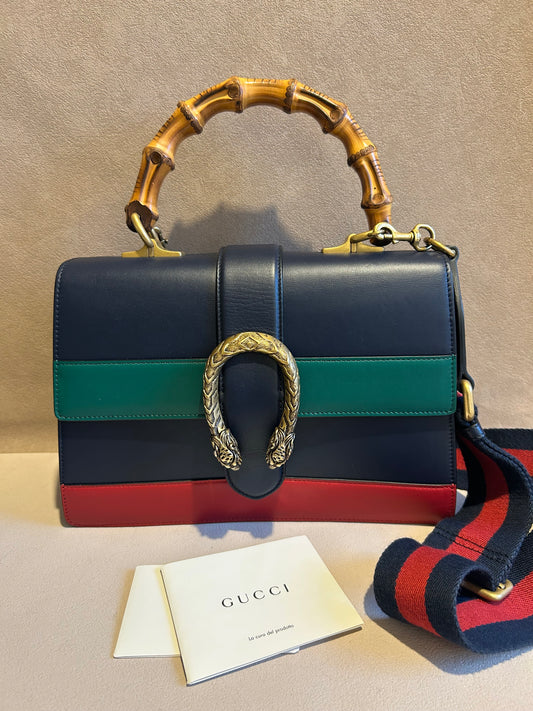 Gucci Dionysus bamboo top handle bag