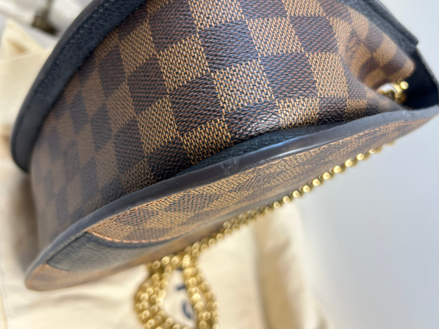 Louis Vuitton Wight shoulder bag in Damier Ebene canvas