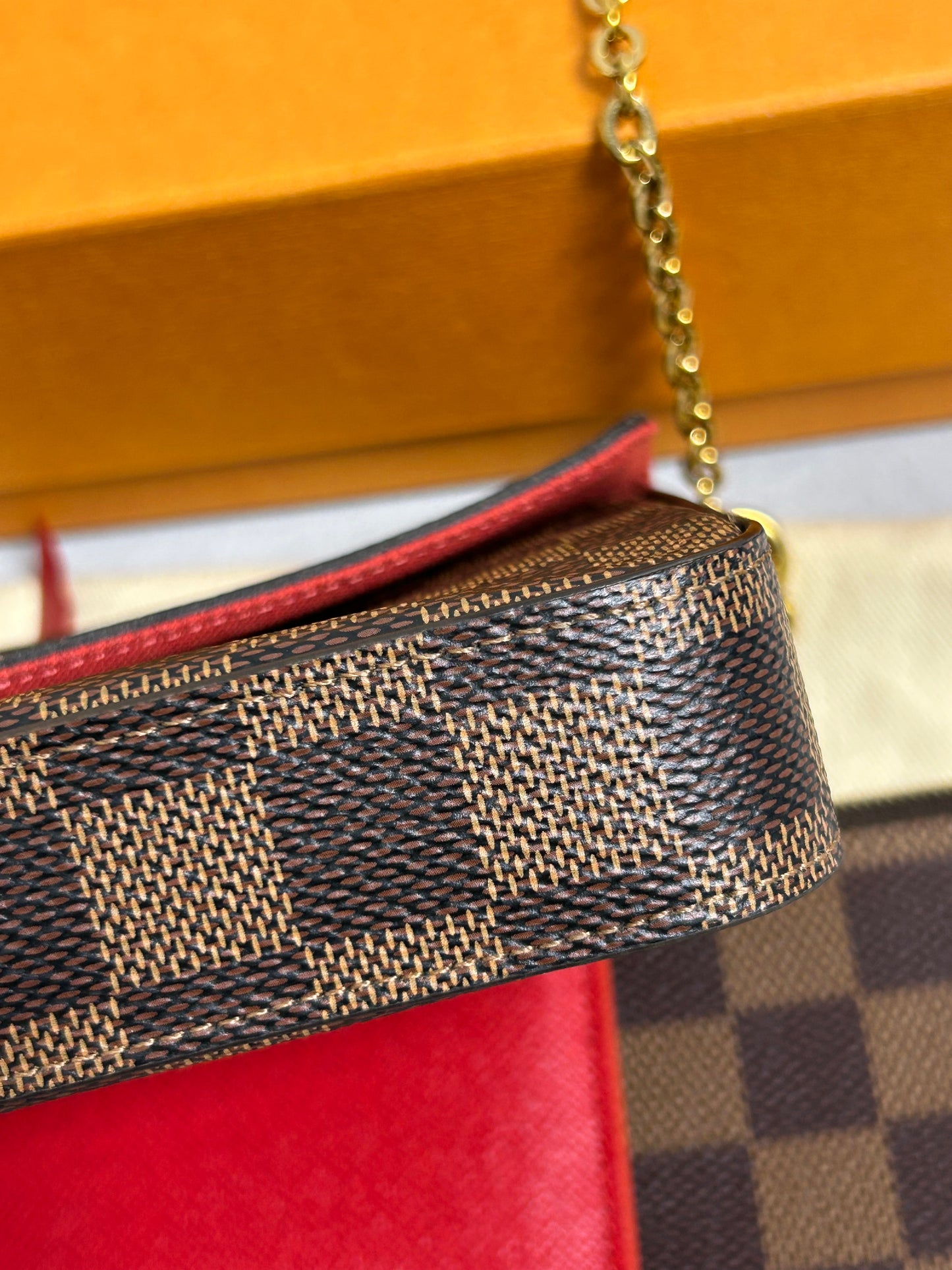 Louis Vuitton felicie pochette Damier Ebene