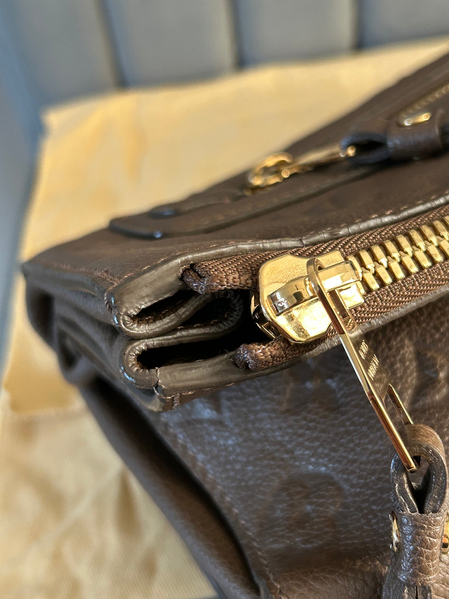 Louis Vuitton Petillante Leather Clutch Bag