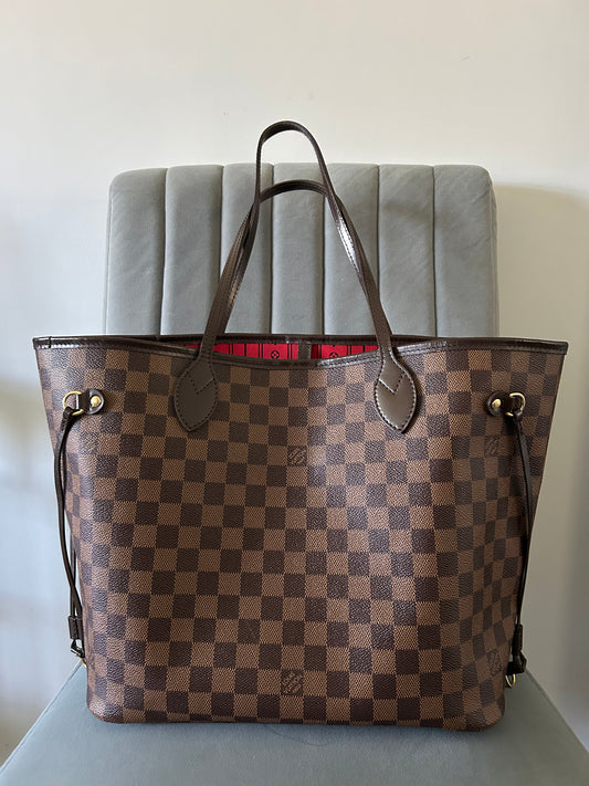 Louis Vuitton Neverfull Damier Ebene Coated Canvas MM