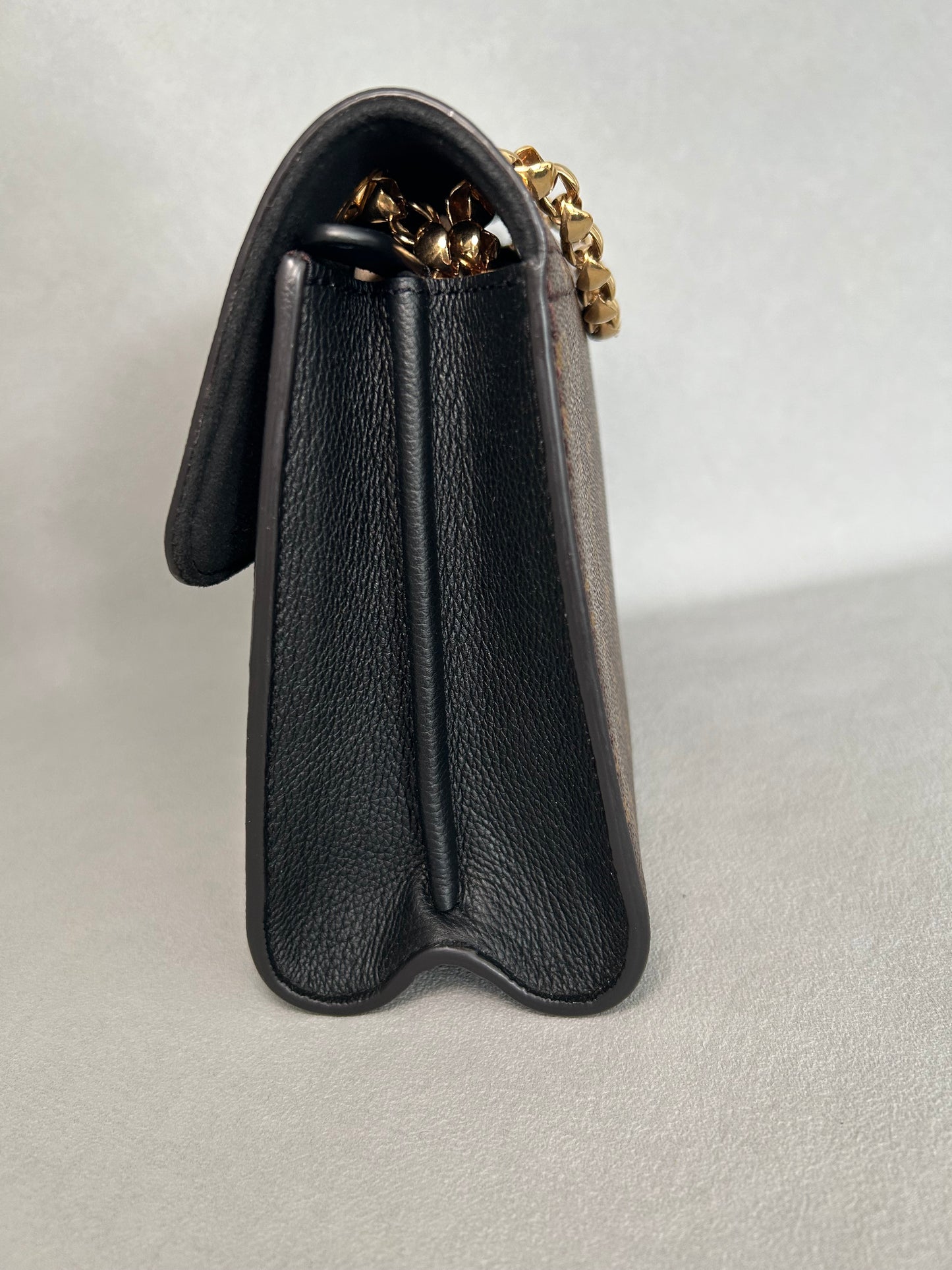 Louis Vuitton Victoire Monogram and Black Shoulder Bag