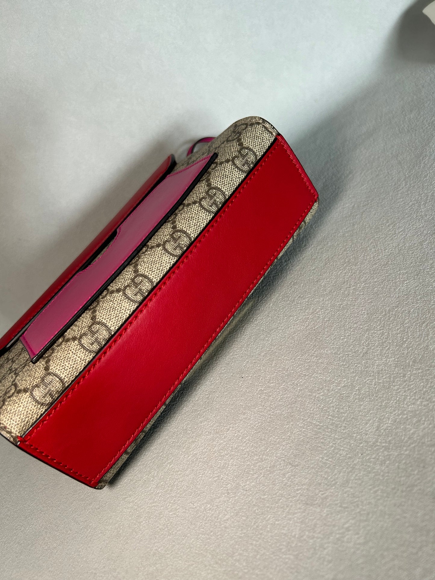 Gucci GG Supreme Padlock Small Shoulder Bag