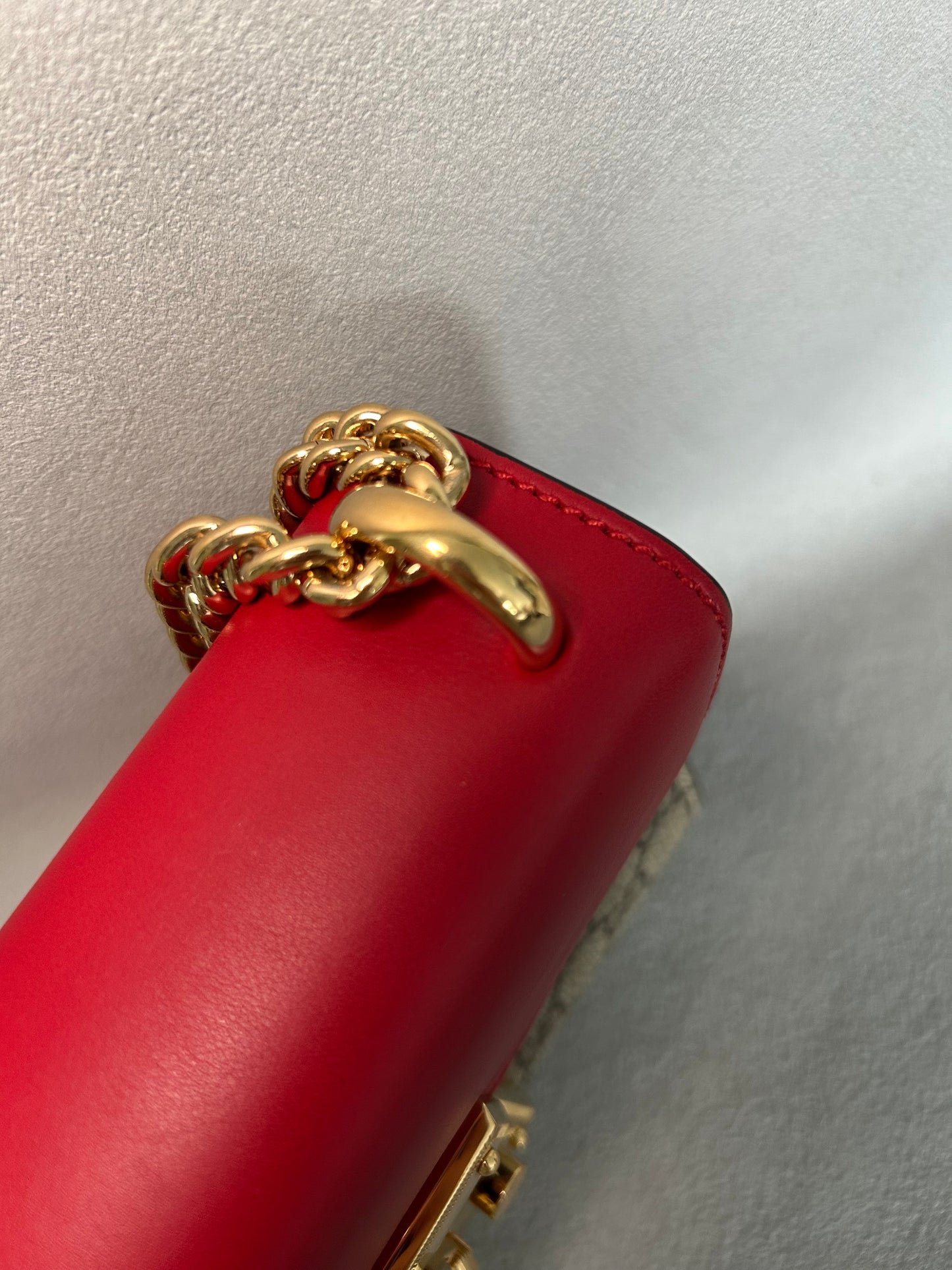 Gucci GG Supreme Padlock Small Shoulder Bag