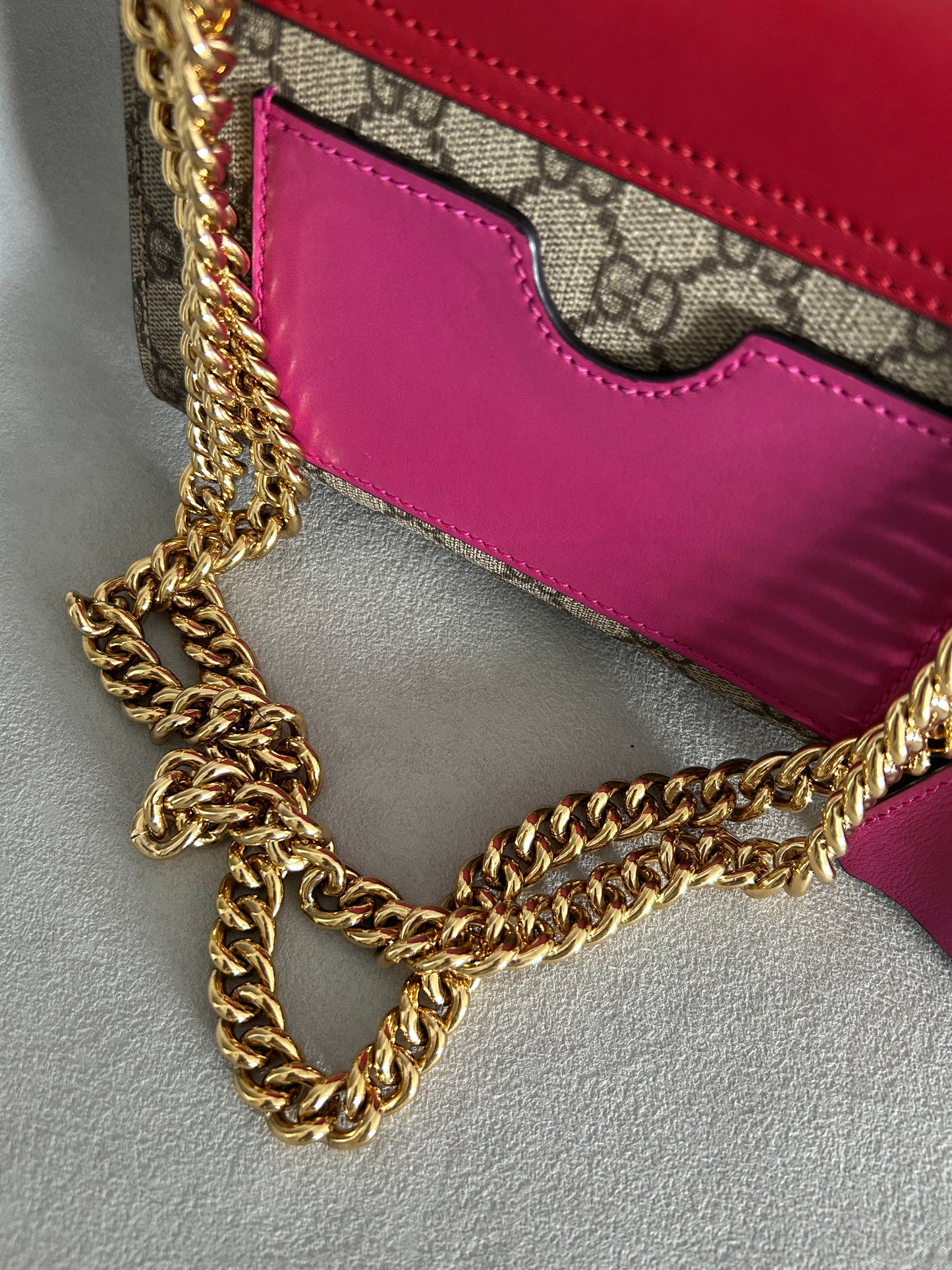 Gucci GG Supreme Padlock Small Shoulder Bag