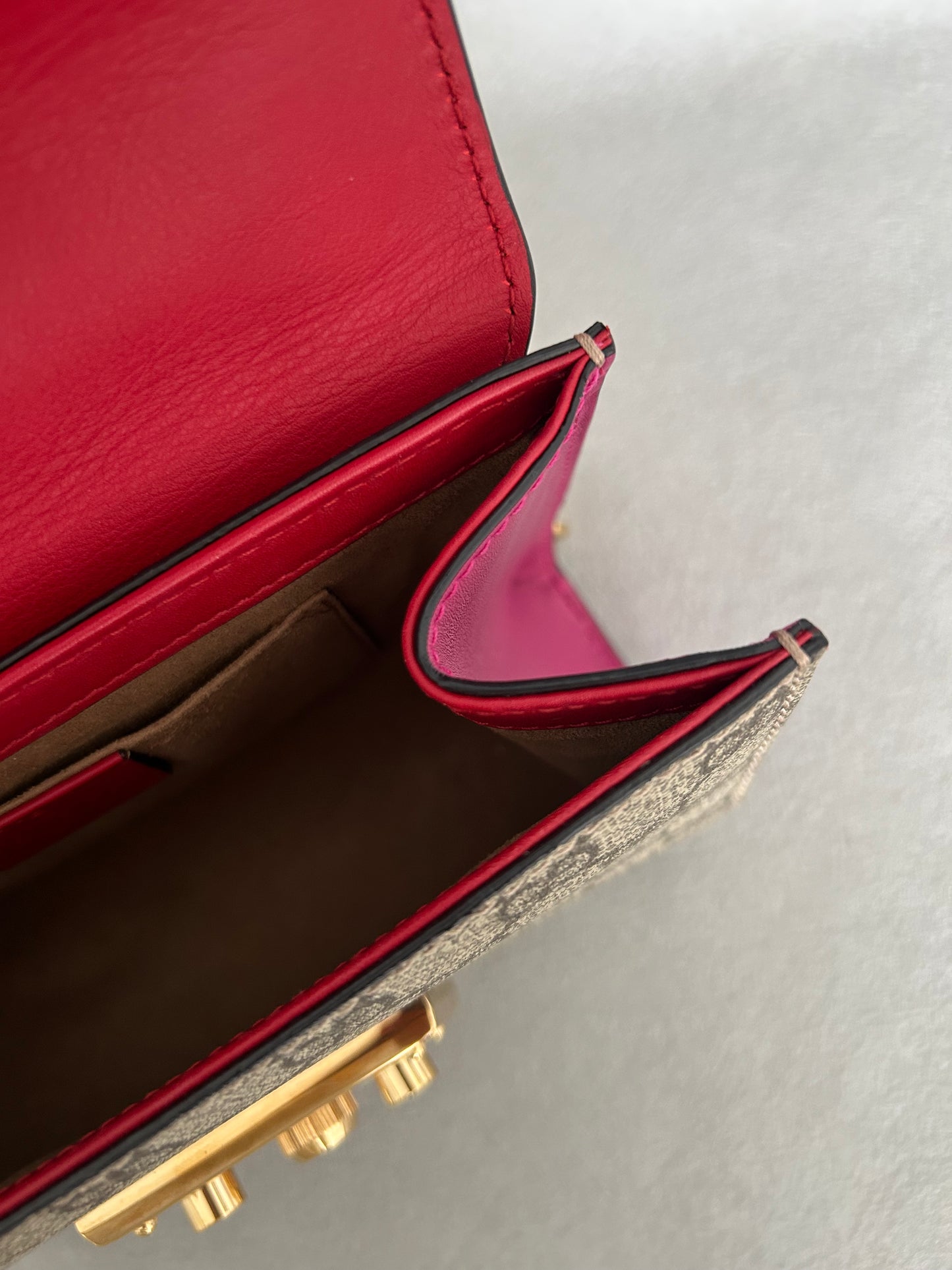 Gucci GG Supreme Padlock Small Shoulder Bag
