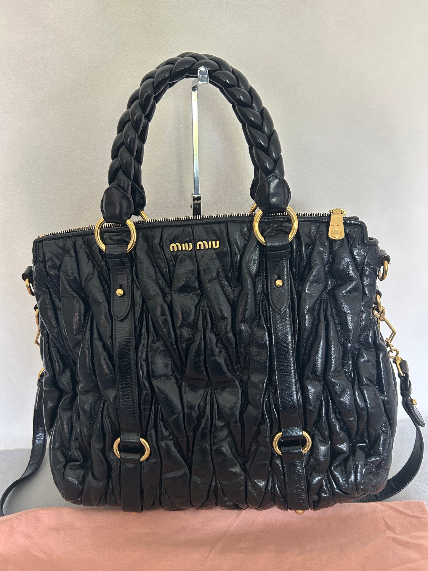 Miu Miu matelasse handbag