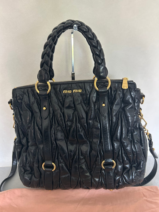 Miu Miu matelasse handbag